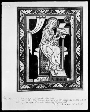 Evangeliar aus Kloster Ottobeuren — Der Evangelist Markus