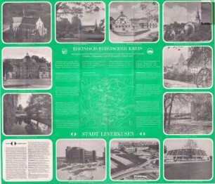 Kreiskarte 47 - Rheinisch-Bergischer Kreis / Stadt Leverkusen - Regierungsbezirk Köln