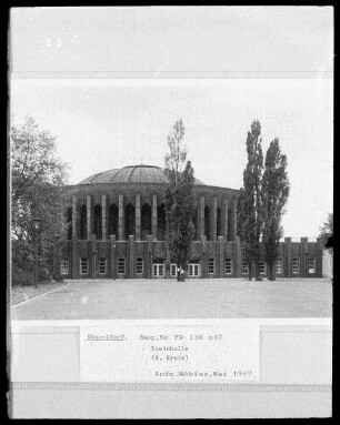 Rheinhalle : Düsseldorf, Ehrenhof, Rheinhalle (heute Tonhalle)