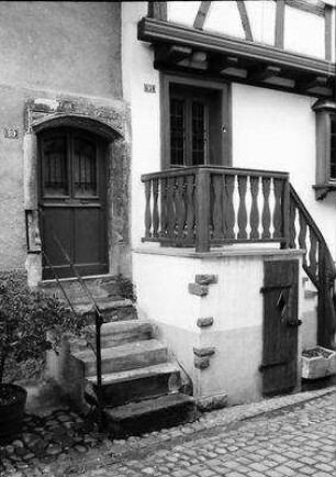 Eguisheim: Eingänge Remparthäuser