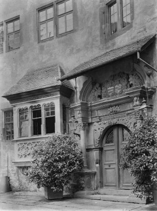 Büdingen. Hauptportal des Büdinger Schlosses