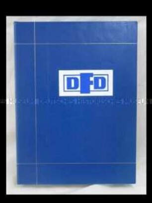 Kassette des DFD zum 30. Jahrestag der DDR