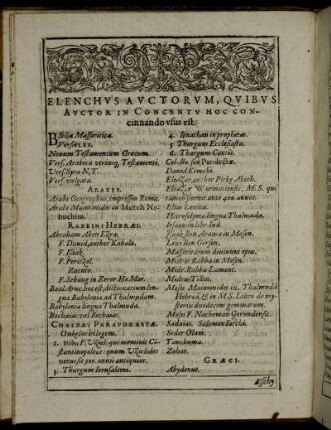 Elenchus Auctorum