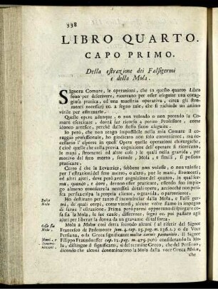 CAPO PRIMO.
