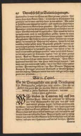 Das 25. Capitel. Wie die Portugalleser eine grosse Bevestigung so die Mammelucken auffgerichtet/ ...