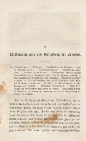X. Christenverfolgung und Vertreibung der Fremden