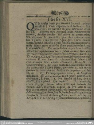 Thesis [XVII.] XVI.