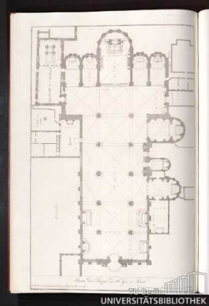 Pianta del Tempio de' SS. Gio e Paolo