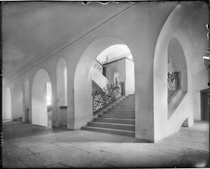 Sankt Blasien Benediktinerkloster - Kolleg Westflügel Mittelpavillion Ansicht Treppenhaus