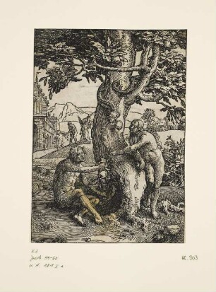 Sündenfall, Blatt 1 der Folge "Macht der Frauen (klein)"
