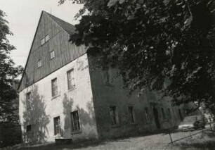 Dorfchemnitz, Am Kirchberg 7 (Ortslagen-Nummer 19). Pfarrhaus (1727)