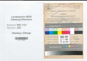 Entnazifizierung Elfriede Oberbeul , geb. 17.11.1892 (Lehrerin)