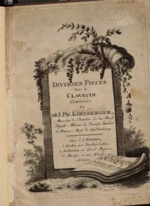 Diverses pièces : pour le clavecin