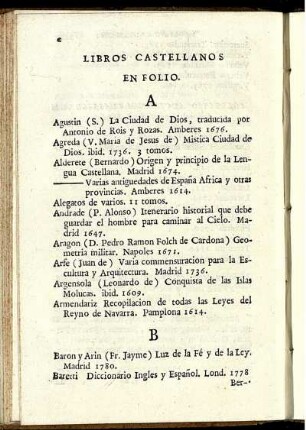 Libros Castellanos