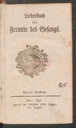 Liederbuch für Freunde des Gesangs