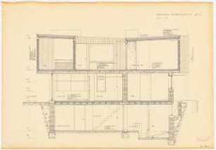 Wohnhaus an der Rehwiese, Berlin-Nikolassee: Schnitt, 1:20