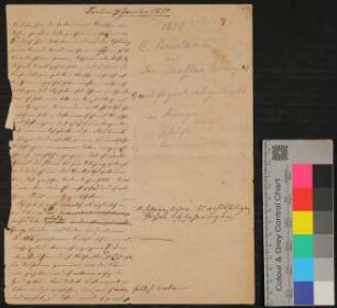 Brief von Clemens Brentano an Philipp Otto Runge vom 21.01.1810