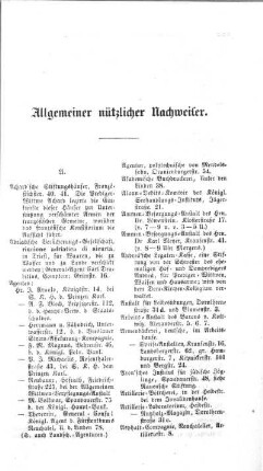 Allgemeiner nützlicher Nachweiser