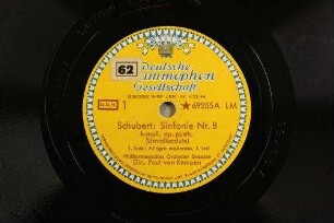 Sinfonie Nr. 8 : h-moll, op. posth. (Unvollendete) ; 1. Satz: Allegro moderato, I. Teil