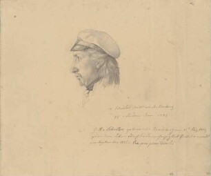 Bildnis Schroeter, Gottlieb Heinrich von (1802-), Maler