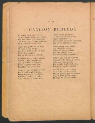 Canción rebelde