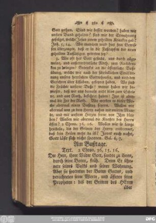 Am Bußtage. Text. 2. Chron. 36, 15. 16.