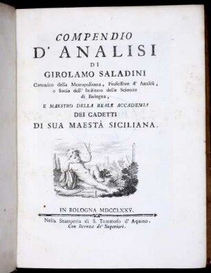 T. 1: Compendio d'analisi. T. 1