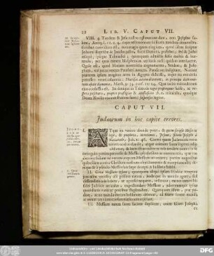 Caput VII. Iudaeorum in hoc capite errores.