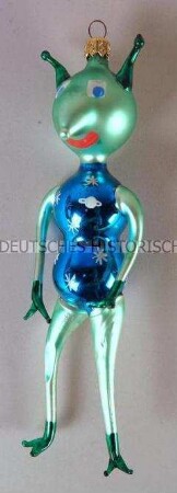 Christbaumschmuck: Grünes Männchen