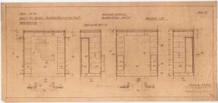 Dienstwohnung des Reichsaußenministers Joachim von Ribbentrop, Berlin-Mitte Umbau: Wandverkleidung Windfang 1:20