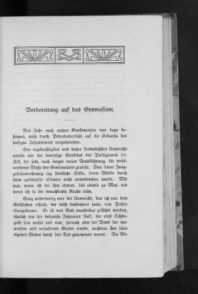 Vorbereitung auf das Gymnasium.