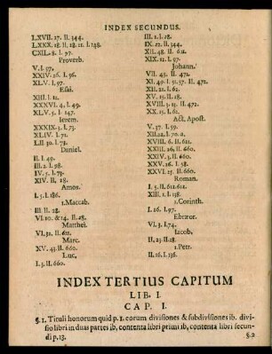 Index Tertius Capitum.