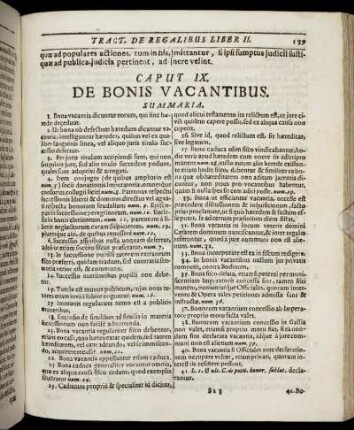 Caput IX. De Bonis Vacantibus