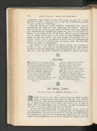 Vor fünfzig Jahren. I.