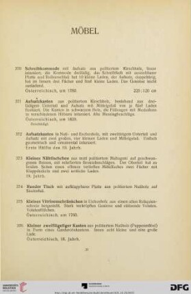 Möbel (Nr. 370-379)