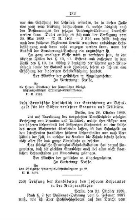Prüfung der Kandidaten des höheren Lehramtes in der Religionslehre : [III. Gymnasial- etc. Lehranstalten]