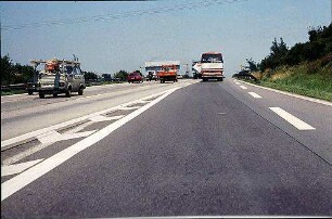 Ausfahrt aus Nebenfahrbahn Ost