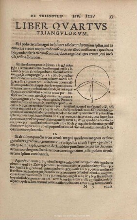Liber Quartus Triangulorum.