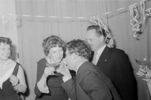 Silvesterfeier im Berliner Künstlerclub Möwe