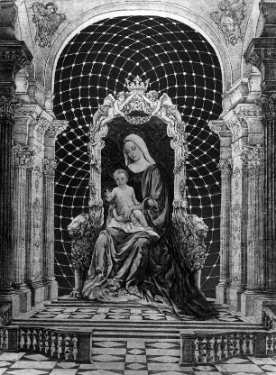 Madonna mit dem Chirstuskind : Madonna mit dem Chirstuskind. Gemälde. Oberstaufen im Allgäu, Pfarrkirche Sankt Peter und Paul