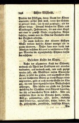 Besondere Kräfte der Körper