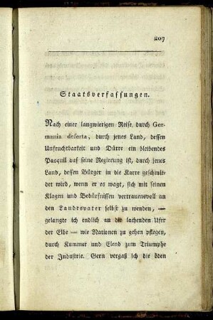 Staatsverfassungen.