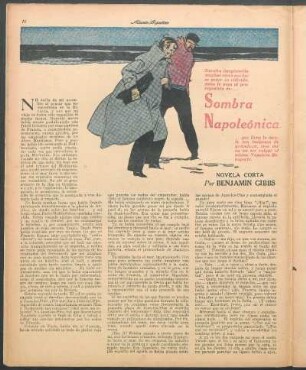 Sombra napoleónica : Novela corta por Benjamin Gibbs
