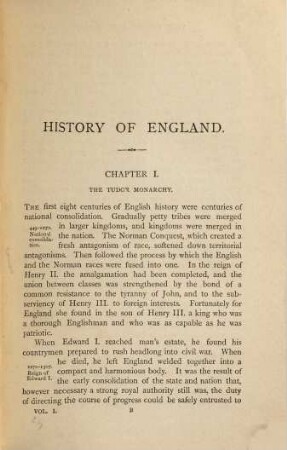 History of England from the accession of James I. to the outbreak of the Civil War : 1603 - 1642, 1