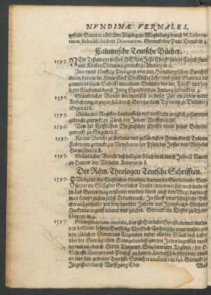 Calvinische Teutsche Bücher.