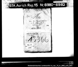 Die Dienstwohnungen im Schloß von Aurich