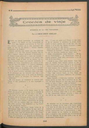 Crónica de viaje : Episodios de la vida parisiense