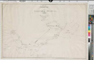 Lerche (Hamm), Teilung der Lercher Heide, Bl.1 Brouillonkarte