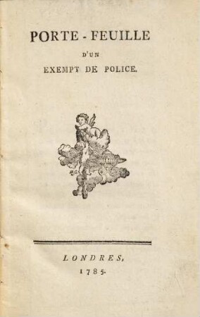 Porte-Feuille D'Un Exempte De Police