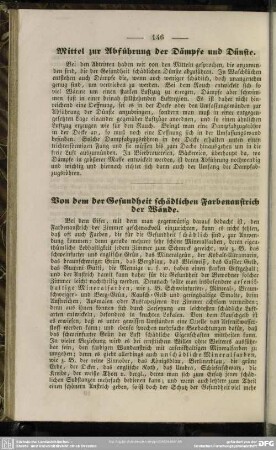 Mittel zur Abführung der Dämpfe und Dünste